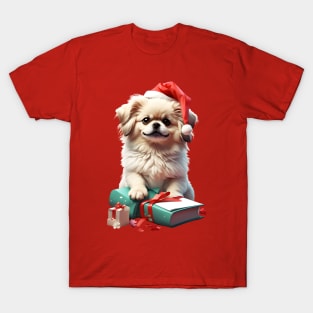 Christmas Pekingese T-Shirt